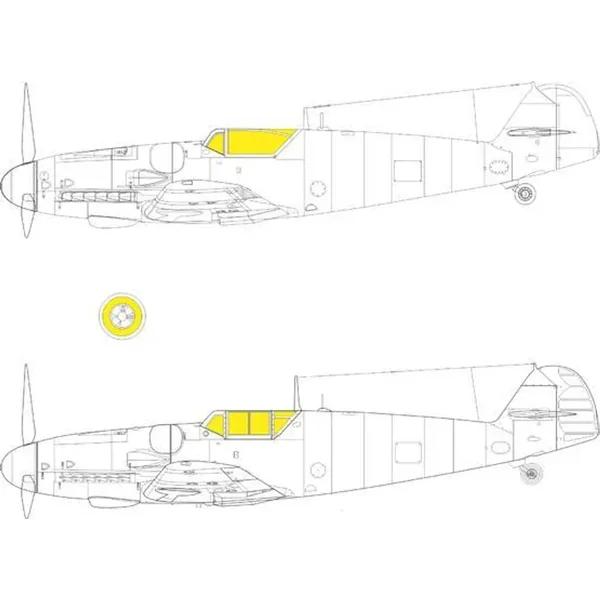 1/35 Eduard Mask Bf 109G-6 TFace for Border Model
