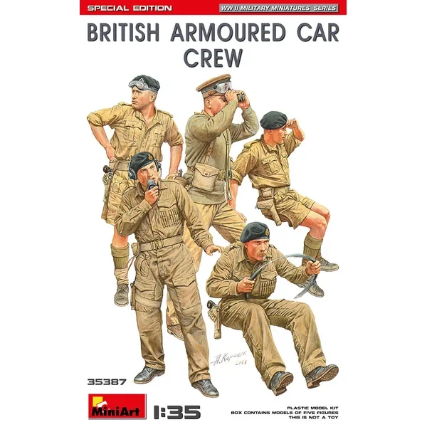 1/35 Mini Art – British Armoured Car Crew – 35387