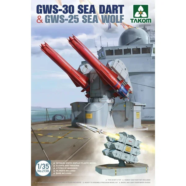 1/35 Takom GWS-30 Sea Dart & GWS-25 Sea Wolf 2138