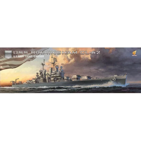 1/350 Veryfire U.S. Navy Light Cruiser USS Birmingham CL-62 (Deluxe Kit) DX350921