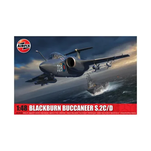 1/48 Blackburn Buccaneer S2 Strike Aircraft Plastic Model Kit