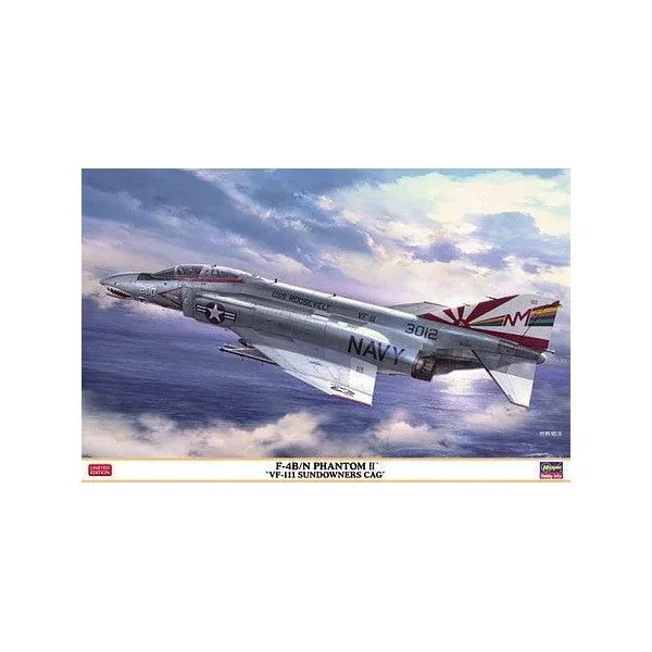 1/48 Hasegawa F-4B/N Phantom II VF-111 Sundowners 7503