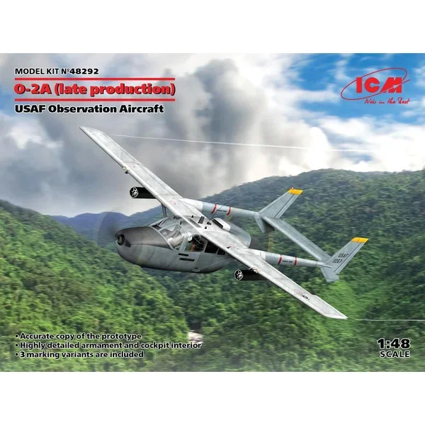 1/48 ICM O-2A (Late Production) – USAF Observation Aircraft 48292