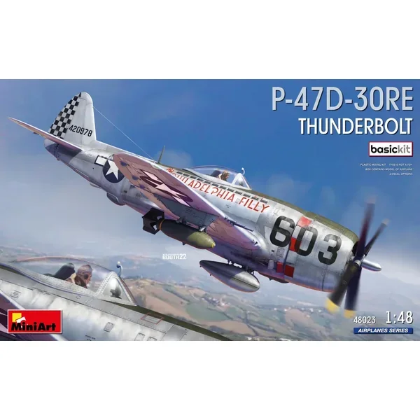1/48 Mini Art P-47D-30RE Thunderbolt Basic Kit – 48023
