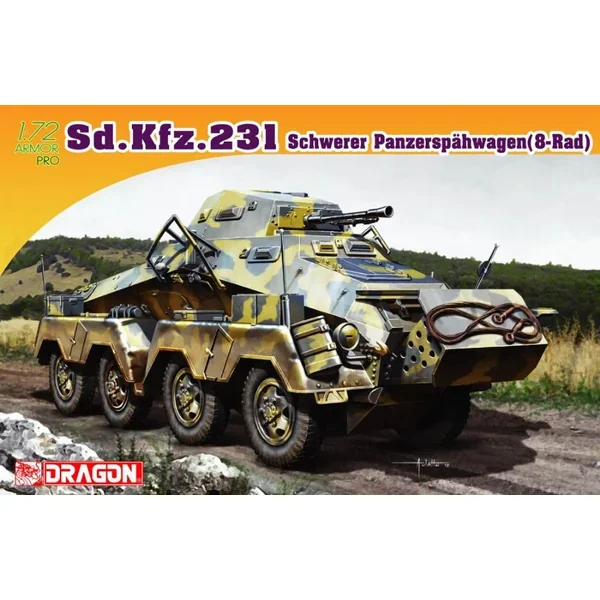 1/72 Dragon Model Sd.Kfz. 231 Schwerer PanzerspƤhwagen (8-Rad) 7483