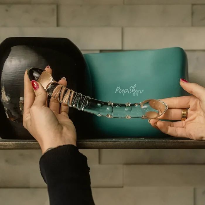 10″ Double Trouble Glass Dildo by Gläs