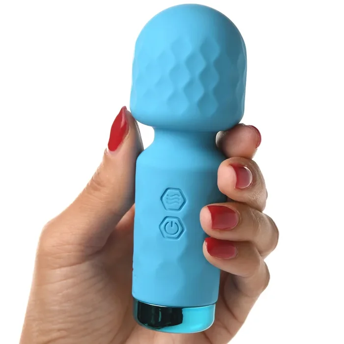 10X Mini Silicone Wand – Blue