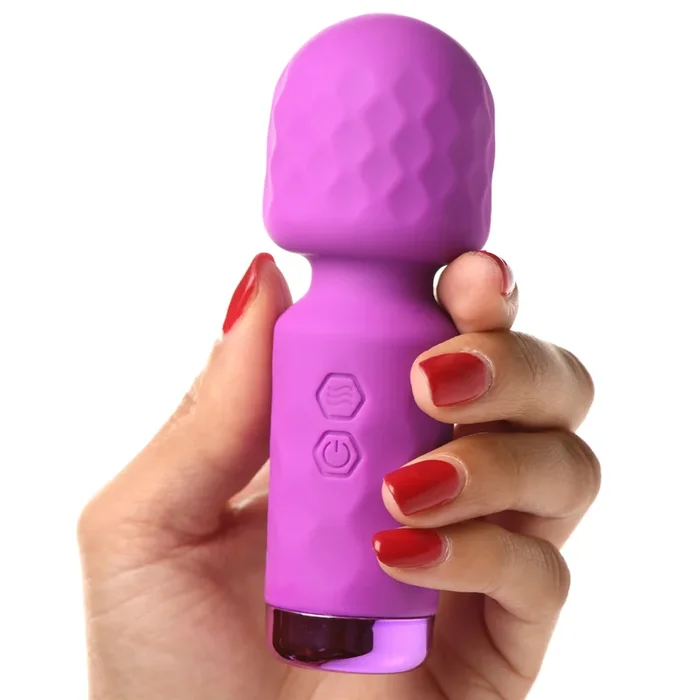 10X Mini Silicone Wand – Purple
