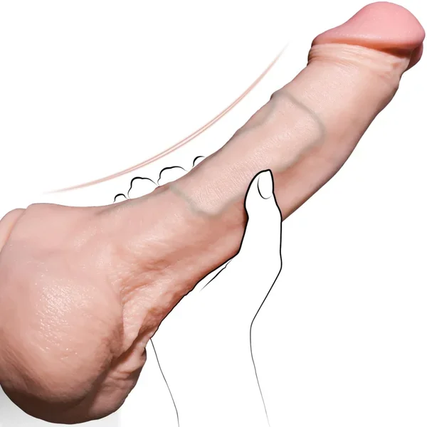 13.1 Inch Huge Thick Big Dildo Realistic 2.75” Diameter Large Pvc Anal Dildos, With Strong Suction Cup Hands-Free Adult Strap-On Dildos, 45° Tilt Sex Penis For Women Men Gay