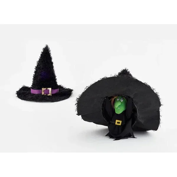 14in Peek A Boo Animated Witch Hat | 1 ct