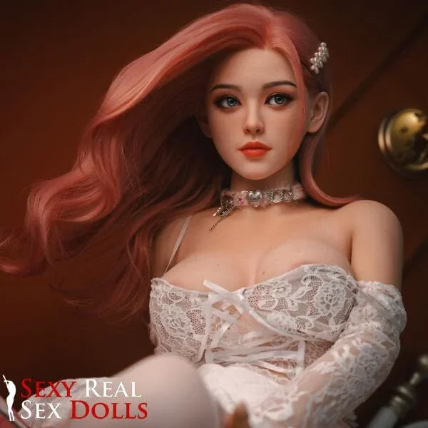 160cm (5’3) C-cup Ready-to-Ship Sex Doll Pink Hair Anime Asian with Silicone Head and TPE body