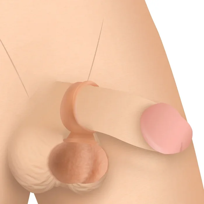 28X Vibrating Realistic Balls with Remote – 35mm