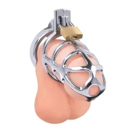 3.75 inch stainless steel prisoner cock cage