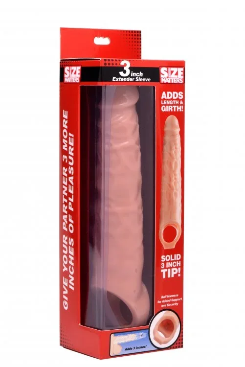 3 Inch Extender Sleeve – Flesh