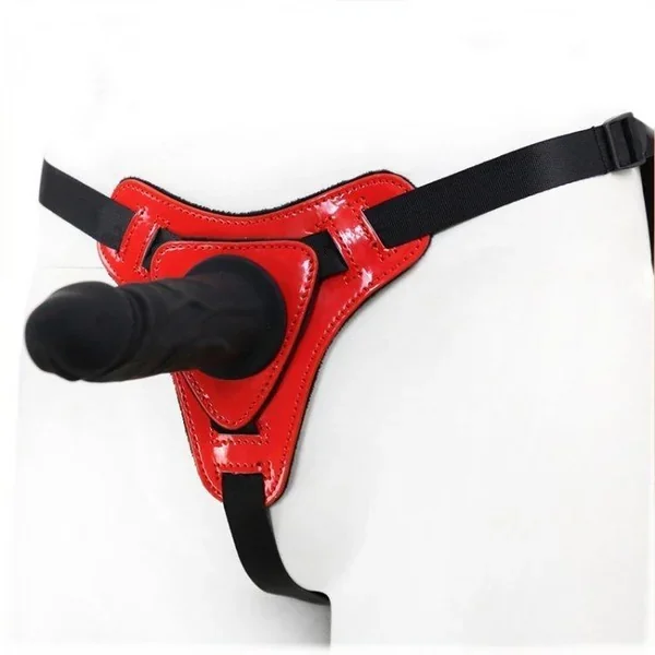 3486M-SIS Pretty Sissy Mistress Sissy Slave Big Red Devil Pegging Strap-on Harness with Detachable Penis