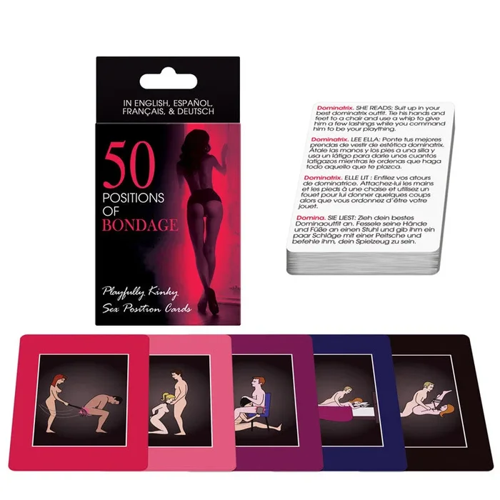 50 Positions of Bondage Sex Position Cards – Adventure Exploration Game