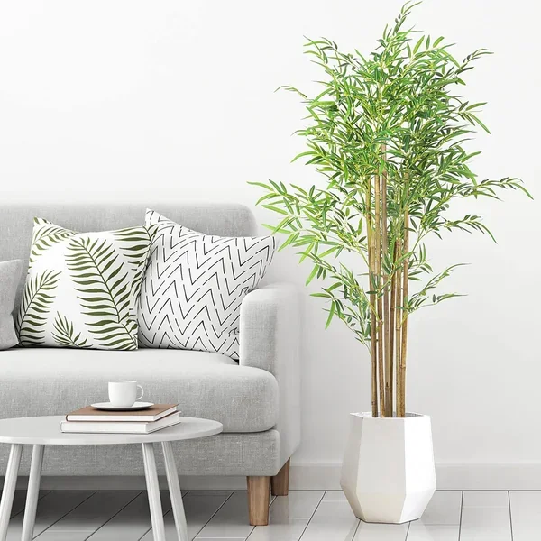 5Ft Artificial Bamboo Tree Greenery Plant Artificial Plant Tall Faux Plant In
