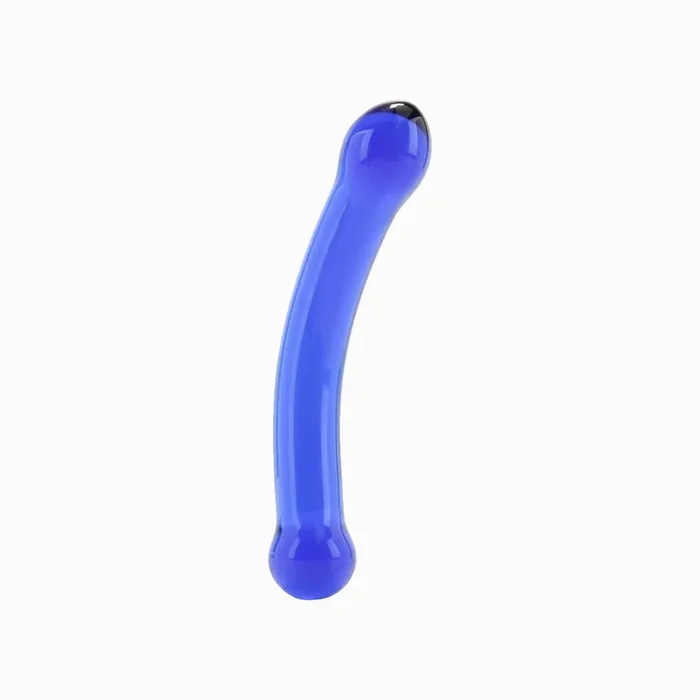 6″ Curved G-Spot Glass Dildo