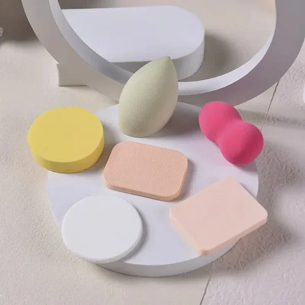 6pcs Makeup Sponge Set Beauty Foundation Blending Sponge For Liquid Cream Powder Makeup Cosmetic Puff Beauty Tools Gifts