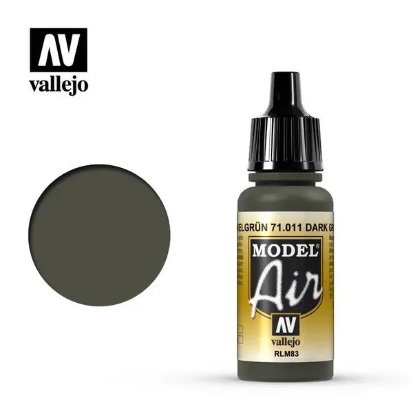 71.011 Vallejo Model Air RLM83 Dark Green 18ml
