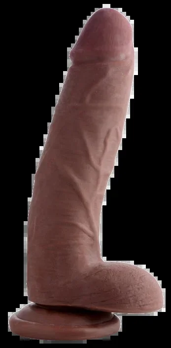 9 Inch Ultra Real Dual Layer Suction Cup Dildo