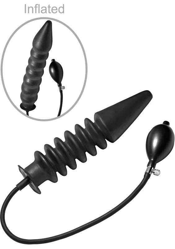 Accordion Inflatable XL Anal Plug
