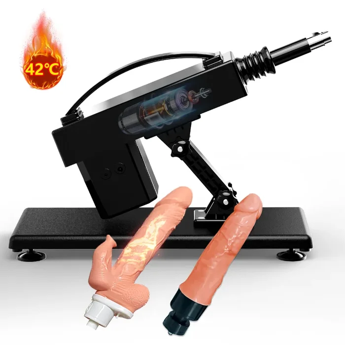Acmejoy – Automatic Heating Swinging Vibrating Sex Machine with Dildo 14.6 Inch