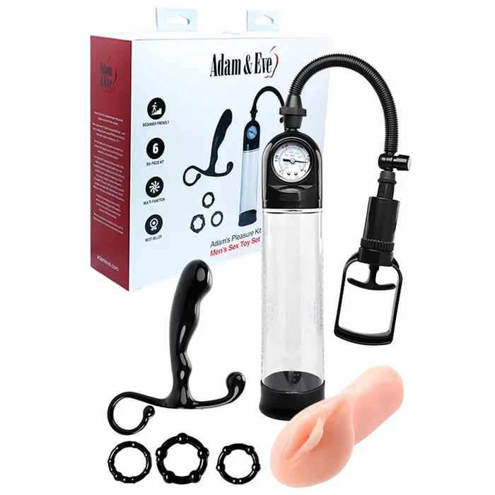 Adam & Eve ADAMS PLEASURE KIT – Male Kit – 6 Piece Set