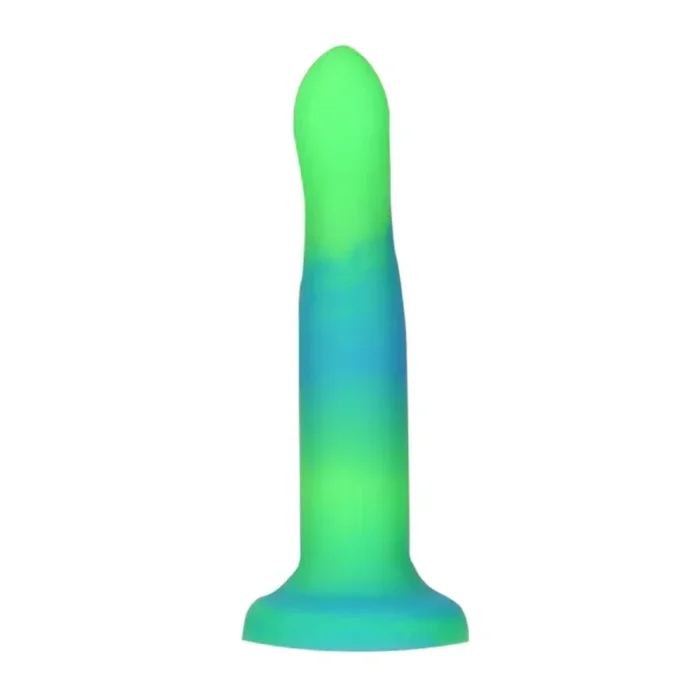 Addiction Rave Dong Blue/Green 8 Inch