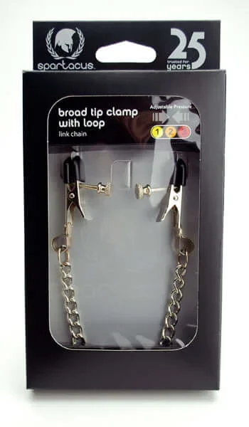 Adjustable Broad Tip Clamps with Loop Link Chain