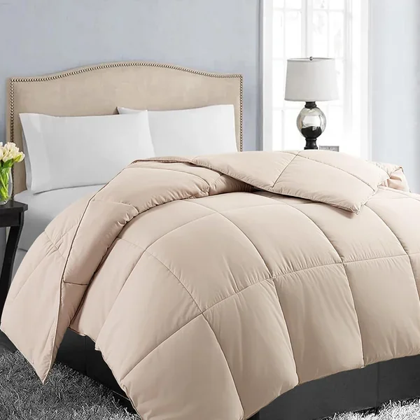 All Season Twin/Twin Xl Size Soft Quilted Down Alternative Comforter Reversibl