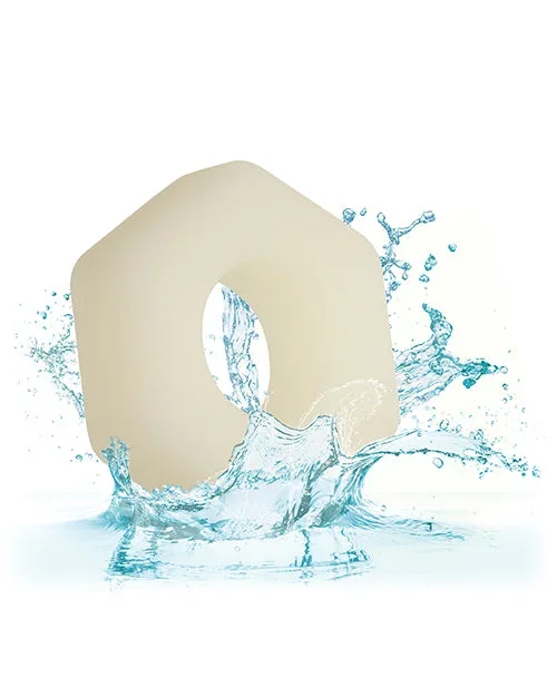 Alpha Liquid Silicone Glow in the Dark Prolong Sexagon Ring