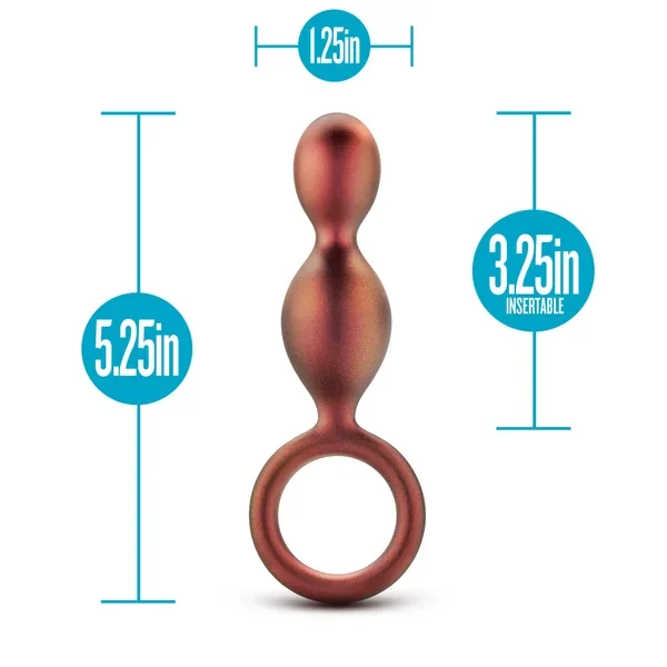 Anal Adventures Matrix – Duo Loop Plug – Copper