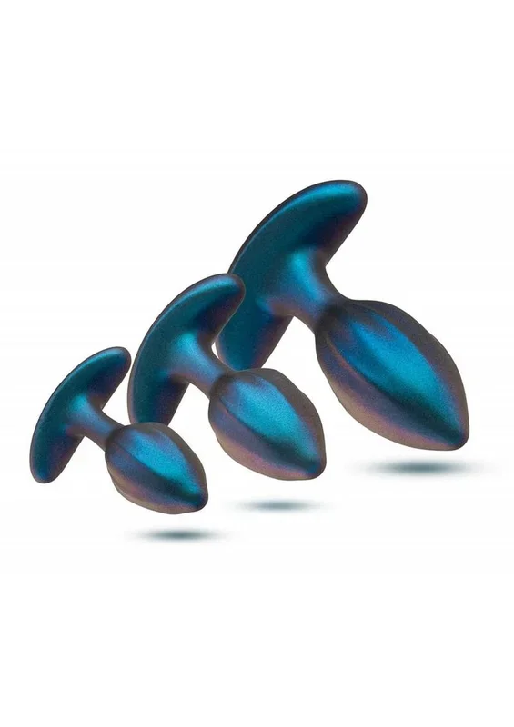 Anal Adventures Matrix Cosmos Plug Kit Silicone Anal Plug Set – Lunar