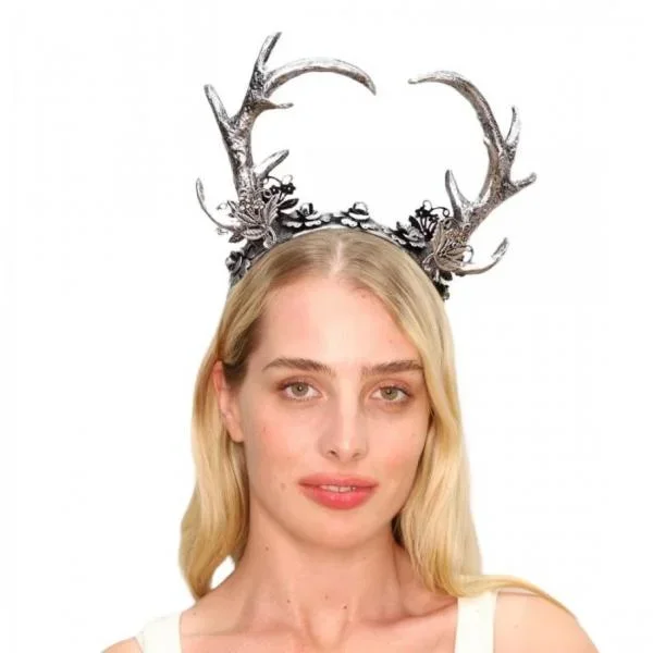Antler Headband – Silver