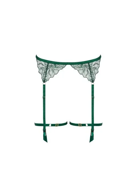 Astra Thigh Harness Suspender – Aventurine Green –