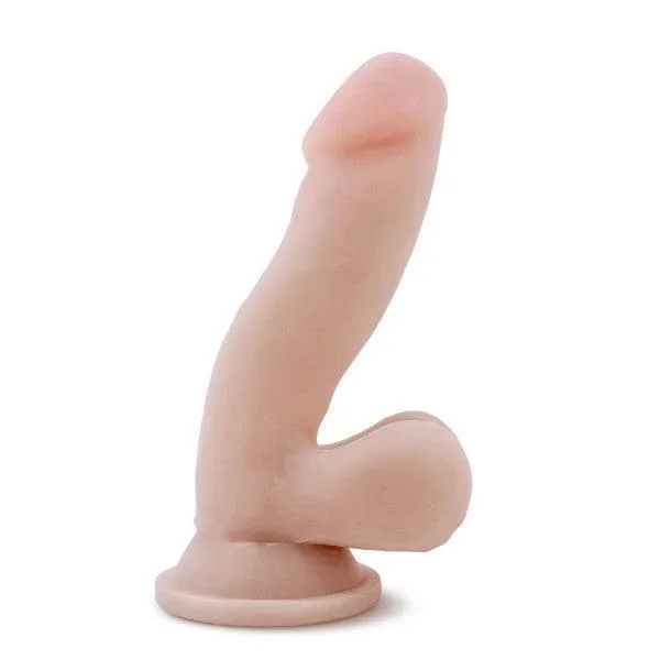 Au Naturel 6.5 Inch Dual Density Suction Cup Dildo – Vanilla