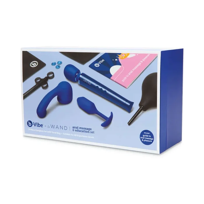 b Vibe Anal Massage and Education Set Blue