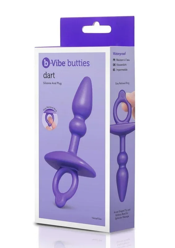 B Vibe Butties Dart Silicone Anal Plug