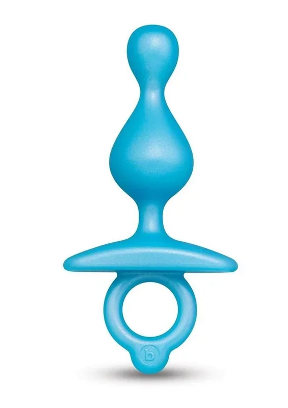 B-Vibe Butties Pop Beaded Silicone Anal Plug – Blue