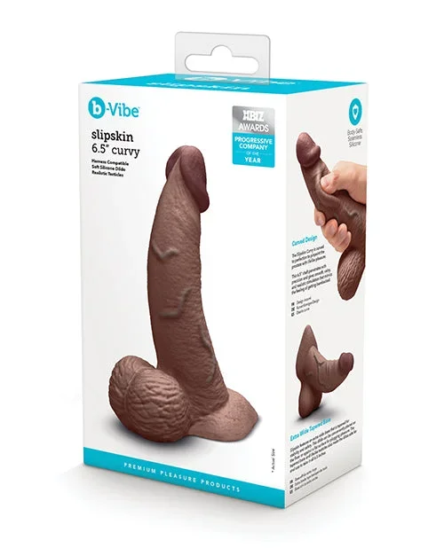 b-Vibe Slipskin 6.5″ Curvy – Brown