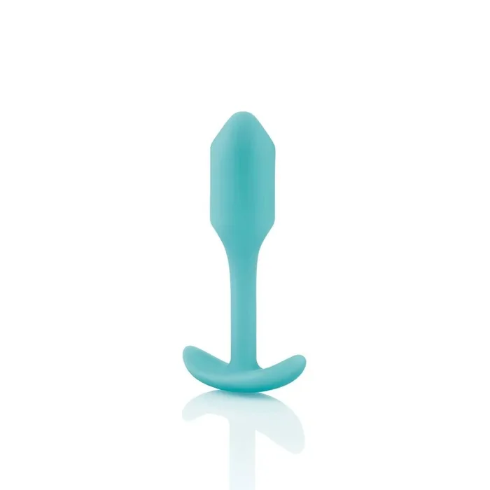 b-Vibe Snug Plug 1 Weighted Silicone Butt Plug Mint
