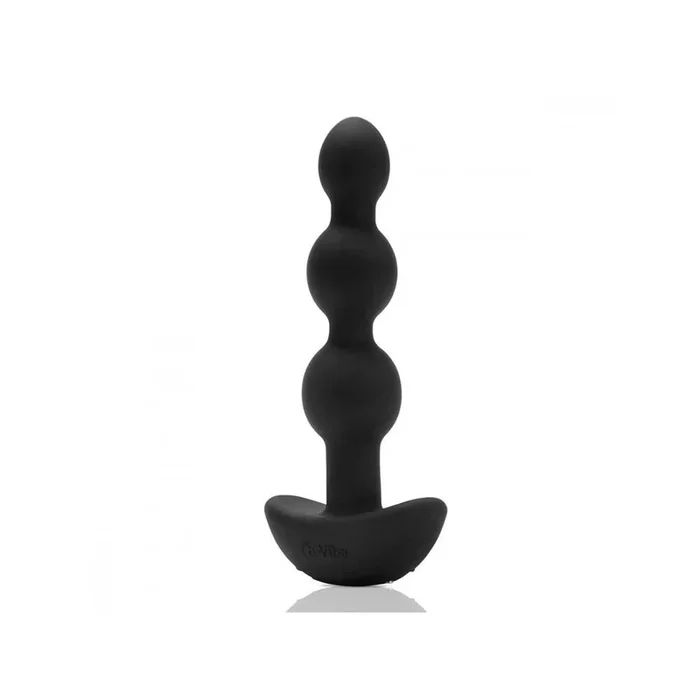 B-Vibe Triplet Anal Beads w/Remote -Black
