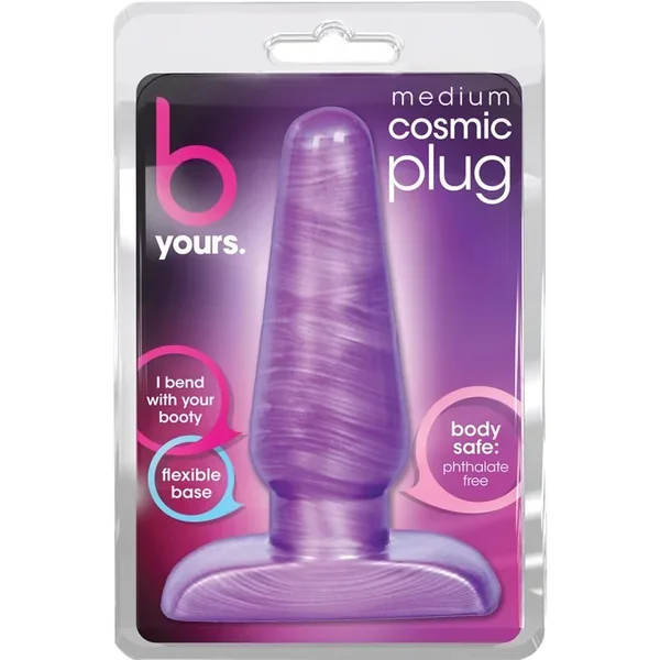 B Yours Medium Cosmic Plug Purple 4.75 Inch