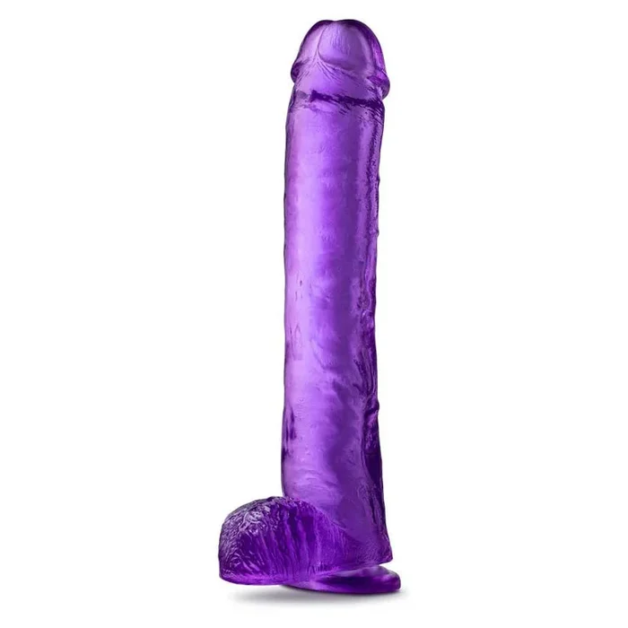 B Yours Plus Hefty nā Hung 14″ Dildo with Balls and Suction Cup Base