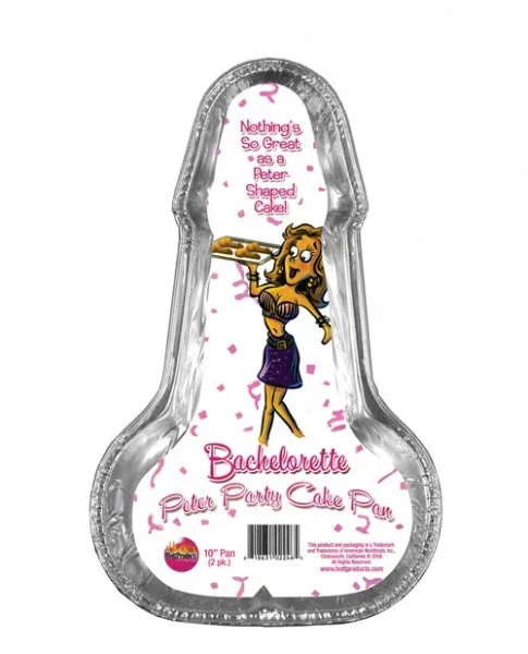 Bachelorette Disposable Peter Party Cake Pan – Medium Pack of 2