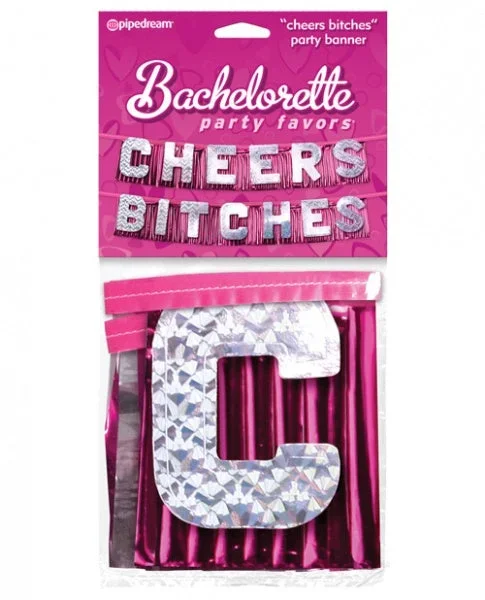 Bachelorette Party Favors Cheers Bitches Party Banner