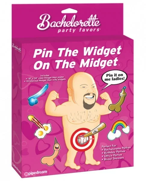 Bachelorette Party Favors Pin the Widget on the Midget