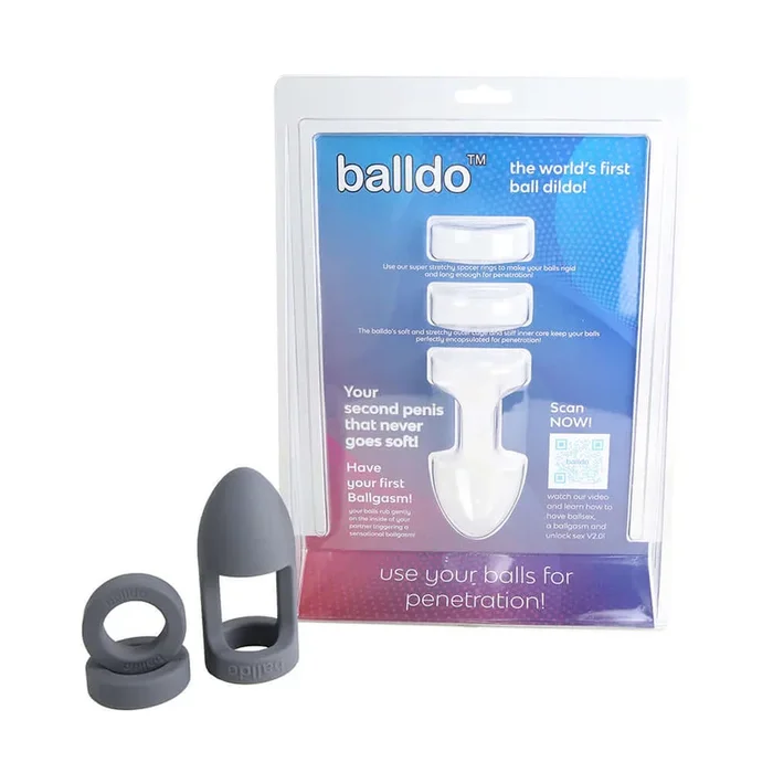 Balldo Set Steel Grey Penis Balls Sleeve