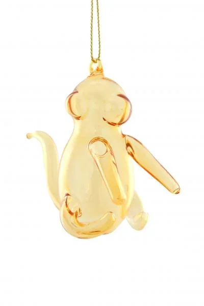 Balloon Monkey Ornament – Orange